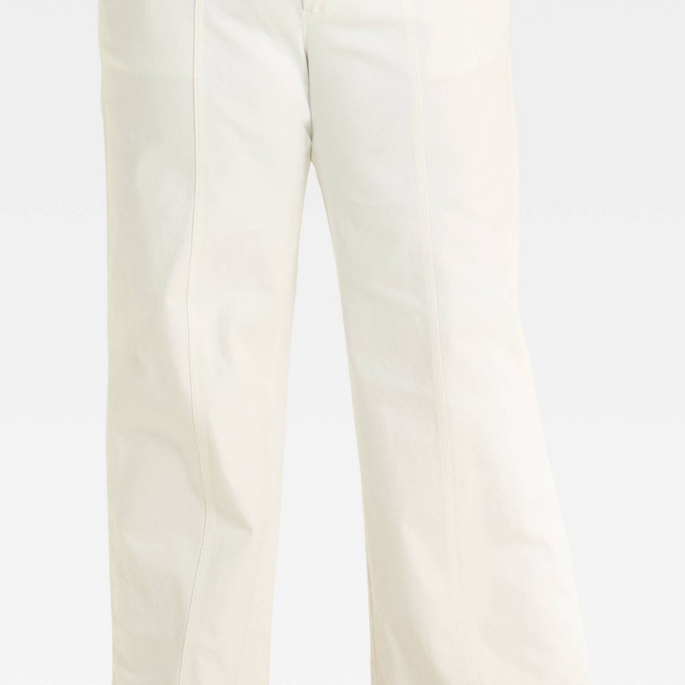Women's High-Rise Wide Leg Pants - Universal Thread™ White 17